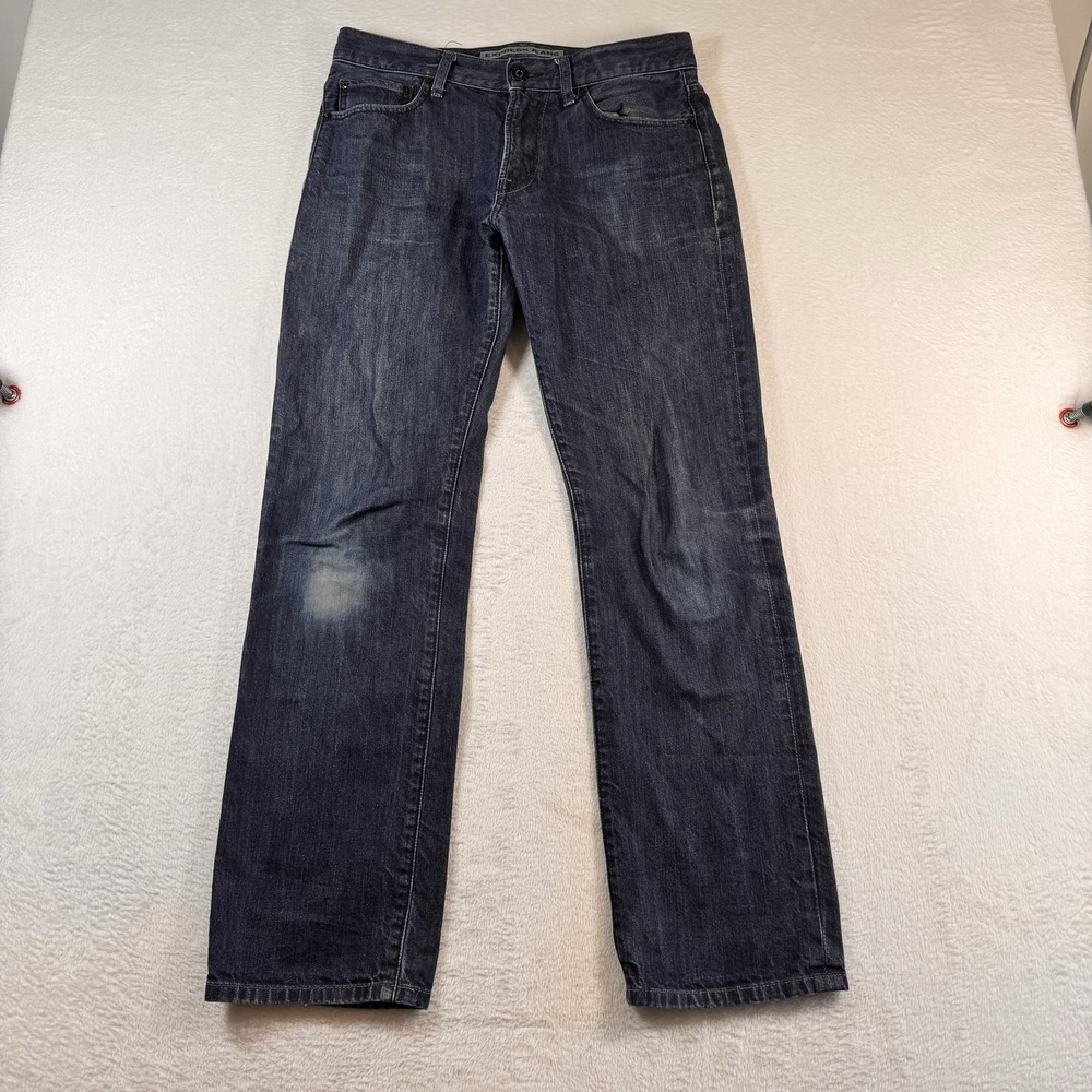Express Kingston Jeans Mens 31x32 Blue Dark Wash Classic Fit Straight Leg Denim